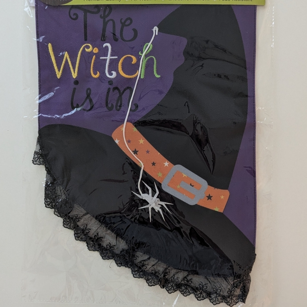 🧙 The Witch Is In 🧙 Garden Flag